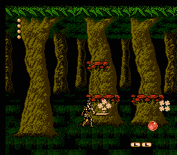 Frankenstein: The Monster Returns (NES) screenshot: Collecting orbs gives you ranged attack, very handy