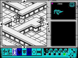 Space Crusade (ZX Spectrum) screenshot: Hand-to-hand combat