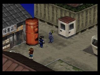 Gate Keepers (PlayStation) screenshot: Dealt damage is displayed by a small number above the target