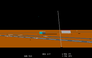 JetFighter: The Adventure (DOS) screenshot: Tower view