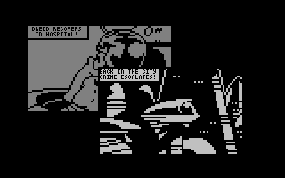 Judge Dredd (Atari ST) screenshot: Game Over