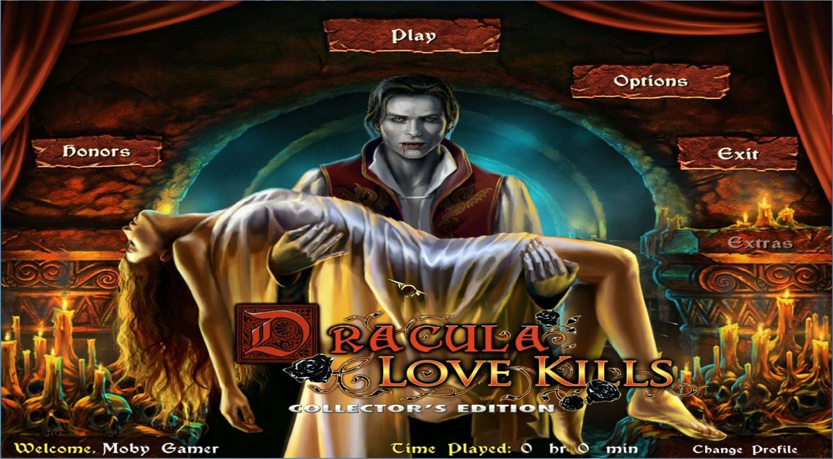 Dracula: Love Kills (Collector's Edition) (Windows) screenshot: The title screen