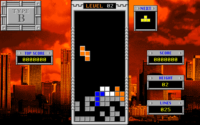 Screenshot of Super Tetris 2 + Bombliss (PC-98, 1992) - MobyGames