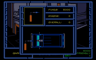 The Punisher (DOS) screenshot: Reviewing your info