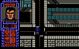 The Punisher (DOS) screenshot: You step out into the cold, empty streets of the city...
