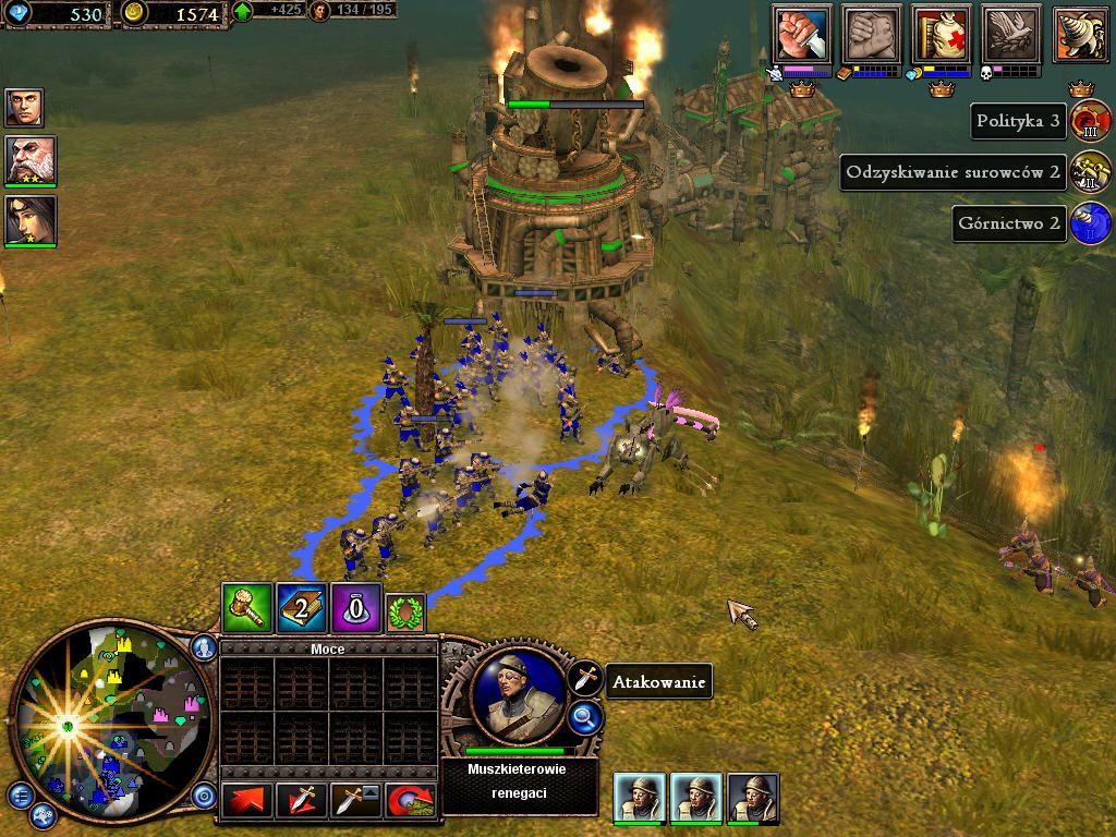 Rise of Nations: Rise of Legends (Windows) screenshot: Fight