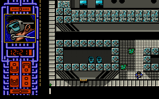 The Punisher (DOS) screenshot: Why did you go here with your scuba gear?..