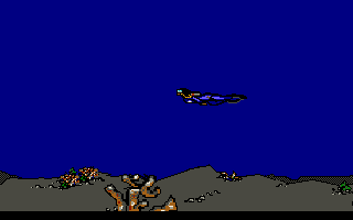 The Punisher (DOS) screenshot: ...Here is why: because I want to take a swim!