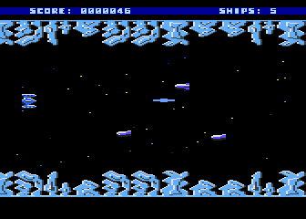 Matta Blatta (Atari 8-bit) screenshot: And away we go!