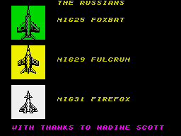 Havoc (ZX Spectrum) screenshot: Russians