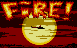Fire! (Atari ST) screenshot: Intro and title screen