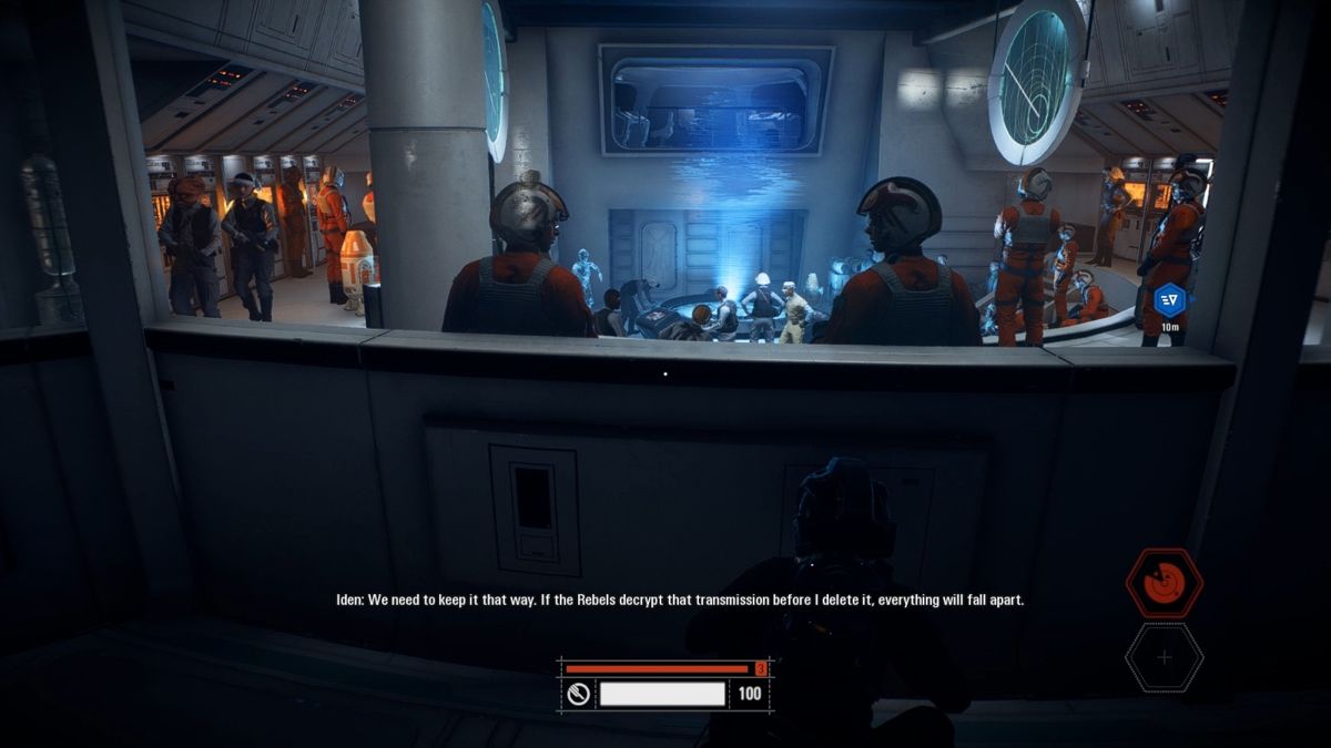 Star Wars: Battlefront II (Windows) screenshot: The rebels have no idea you have escaped.