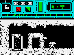Core (ZX Spectrum) screenshot: Game starts