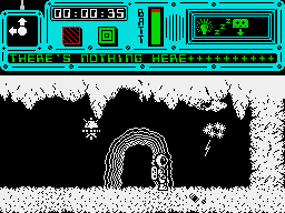 Core (ZX Spectrum) screenshot: Robot, cloud and bolt