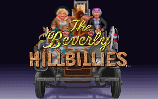 The Beverly Hillbillies (DOS) screenshot: Title screen