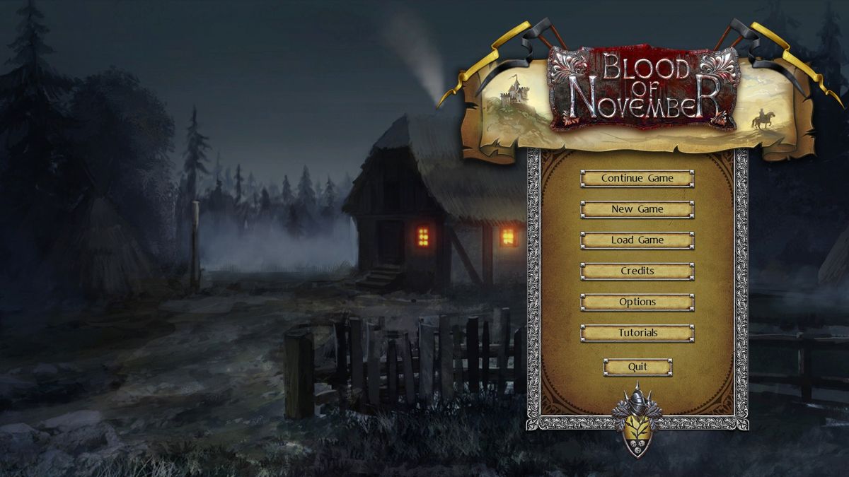 Blood of November (Windows) screenshot: Main menu