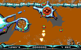 If It Moves, Shoot It! (DOS) screenshot: Life lost