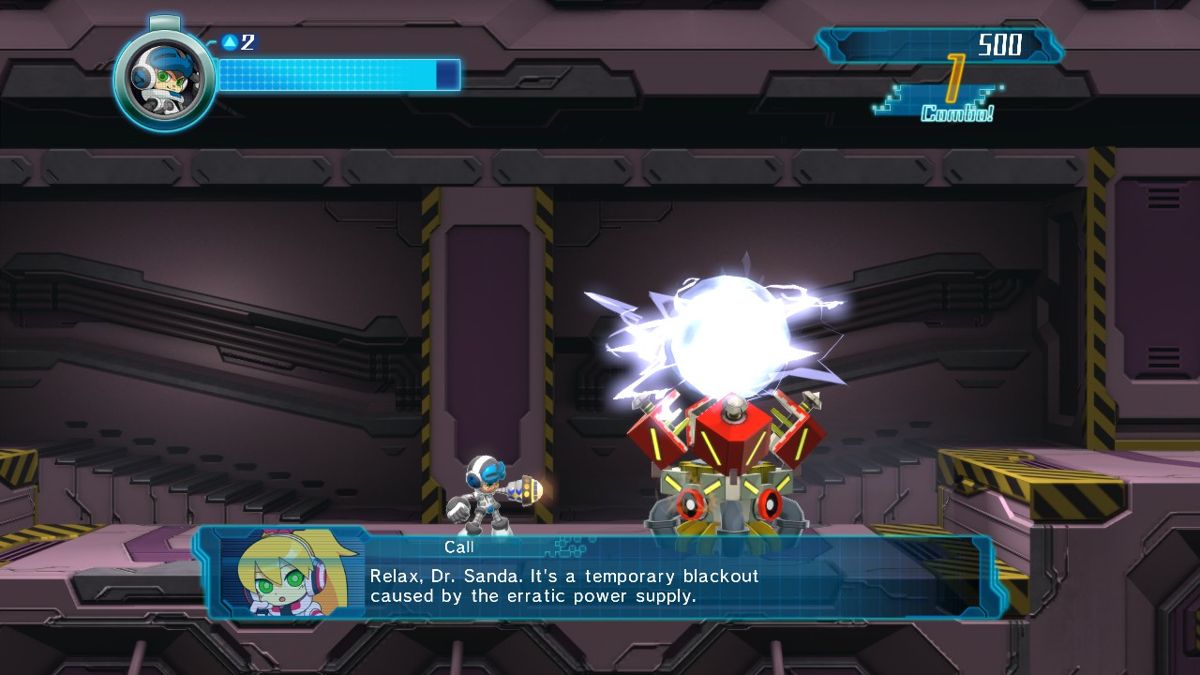 Screenshot of Mighty No. 9 (Windows, 2016) - MobyGames