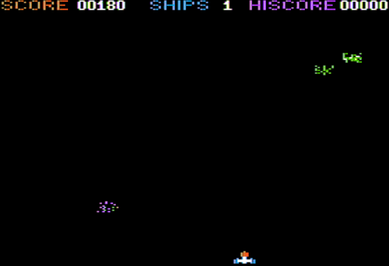 Foreign Matter (Apple II) screenshot: Reduced Blobs