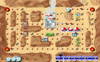 Pac 2000 (DOS) screenshot: Mission 1.