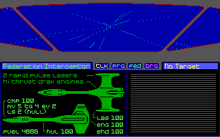 Sentinel Worlds I: Future Magic (DOS) screenshot: You are entering hyperspace