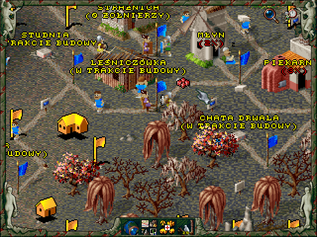 The Settlers II: Mission CD (DOS) screenshot: Fight