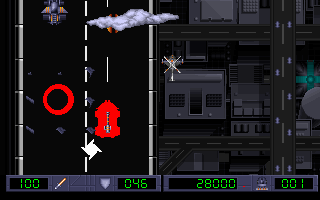 Highway Fighter (DOS) screenshot: Explosion