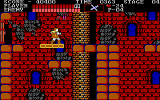 Screenshot of Castlevania (DOS, 1986) - MobyGames