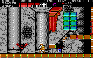 Screenshot of Castlevania (DOS, 1986) - MobyGames