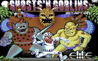 Ghosts 'N Goblins (Commodore 64) screenshot: Title screen