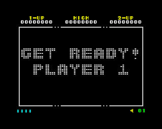 Crack-Up (ZX Spectrum) screenshot: Get ready!