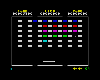 Crack-Up (ZX Spectrum) screenshot: Extended bat!
