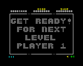 Crack-Up (ZX Spectrum) screenshot: Hooray! But don't rest on your laurels, there's still work to be done!