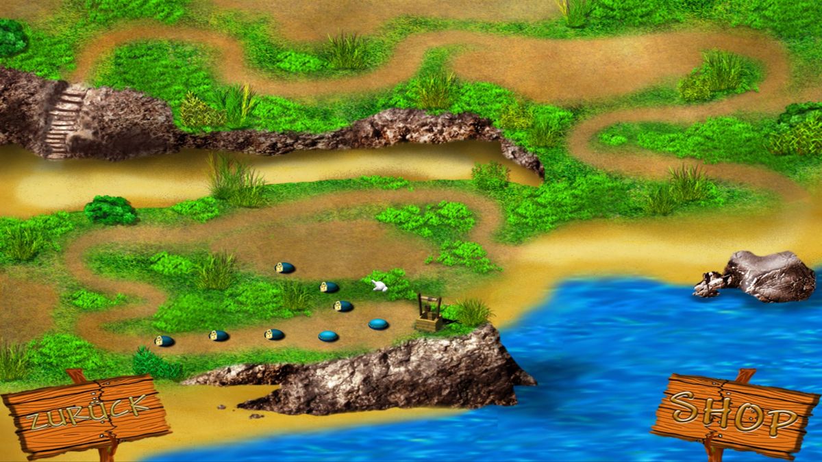 Farm Boy (Windows) screenshot: Level map