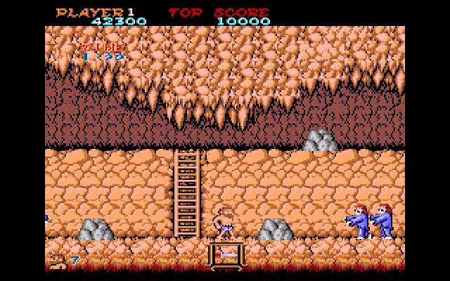 Ghosts 'N Goblins (Amiga) screenshot: The Cave