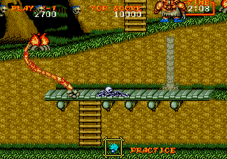 Ghouls 'N Ghosts (Genesis) screenshot: I think I'll just sit here for a bit
