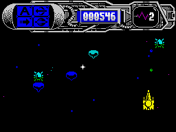 Dominator (ZX Spectrum) screenshot: Small bugs to kill