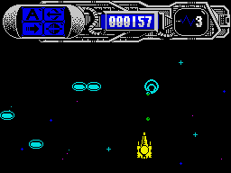 Dominator (ZX Spectrum) screenshot: Lethal coins (front)