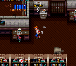 Ghoul Patrol (SNES) screenshot: In Game