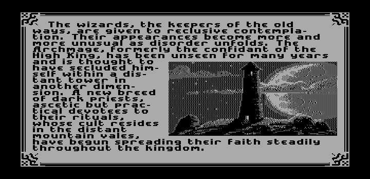 Times of Lore (DOS) screenshot: From the intro (Hercules mode)