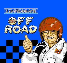 Ivan 'Ironman' Stewart's Super Off Road (NES) screenshot: Title Screen