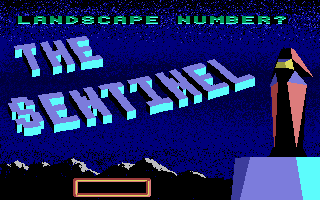 The Sentry (DOS) screenshot: Level code entry