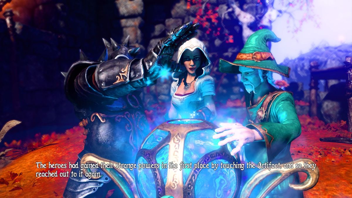 Trine 3: The Artifacts of Power (PlayStation 4) screenshot: Grasping for more powers