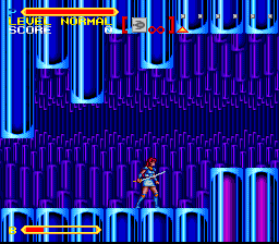 Super Valis IV (SNES) screenshot: Icy level