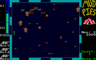 Mudpies (Atari ST) screenshot: Good shot, lots of points