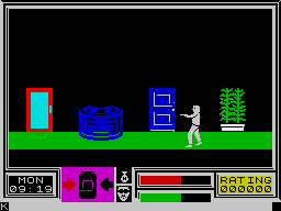 Miami Vice (ZX Spectrum) screenshot: Exploring
