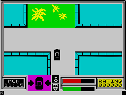 Miami Vice (ZX Spectrum) screenshot: Left or right?