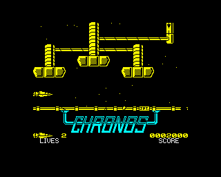 Chronos: A Tapestry of Time (ZX Spectrum) screenshot: Good job we chose to go under eh?