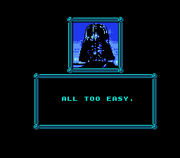 Star Wars: The Empire Strikes Back (NES) screenshot: Vader