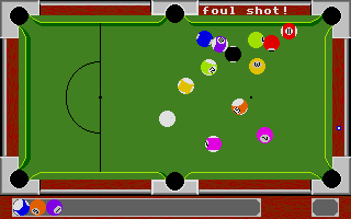 Pool (Atari ST) screenshot: That was unintended I guess